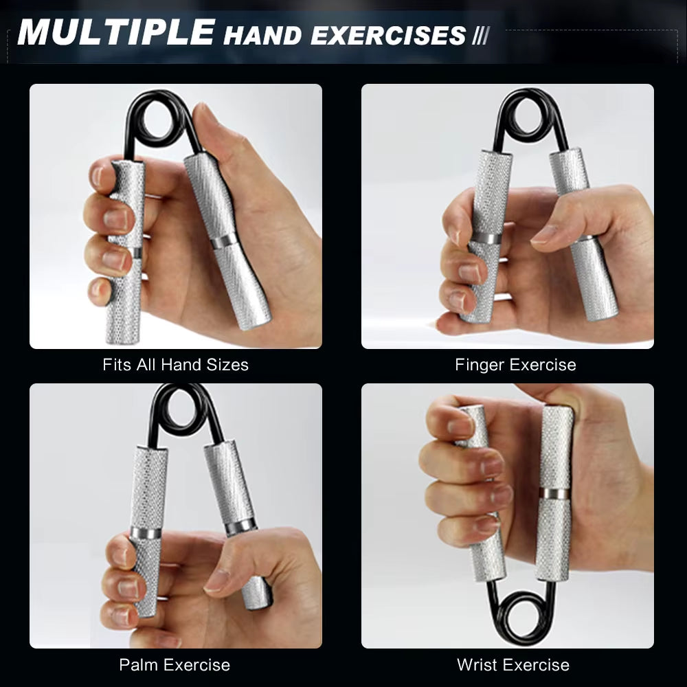 50LB-300LB Metal Hand Grip Strengthener,Non-Slip Heavy-Duty Forearm Exerciser,Hand Gripper for Hand Rehabilitation Exercising