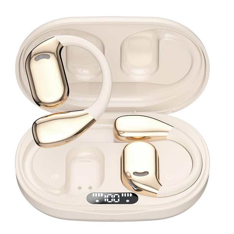 True Wireless Stereo Headset - Long-Lasting Battery Life for Mobile Phones, Open-Back Design, Touch Control, USB-C Charging, Ideal for Gaming & Calls, Wireless Headphones, Gaming Headphones, Sleek Headphone Design, Durable Headphones